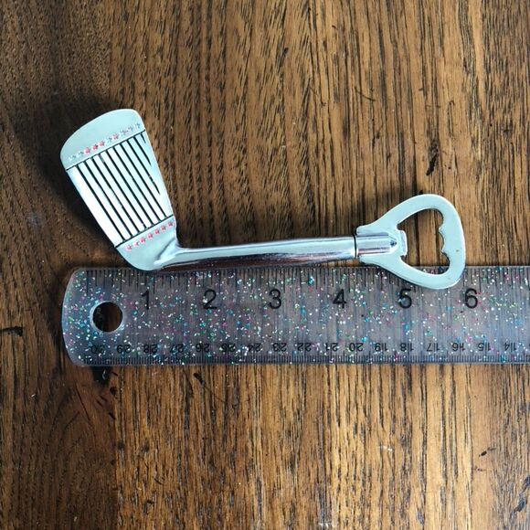 Vintage Chrome Golf Club Bottle Opener 6" - Picture 3 of 3